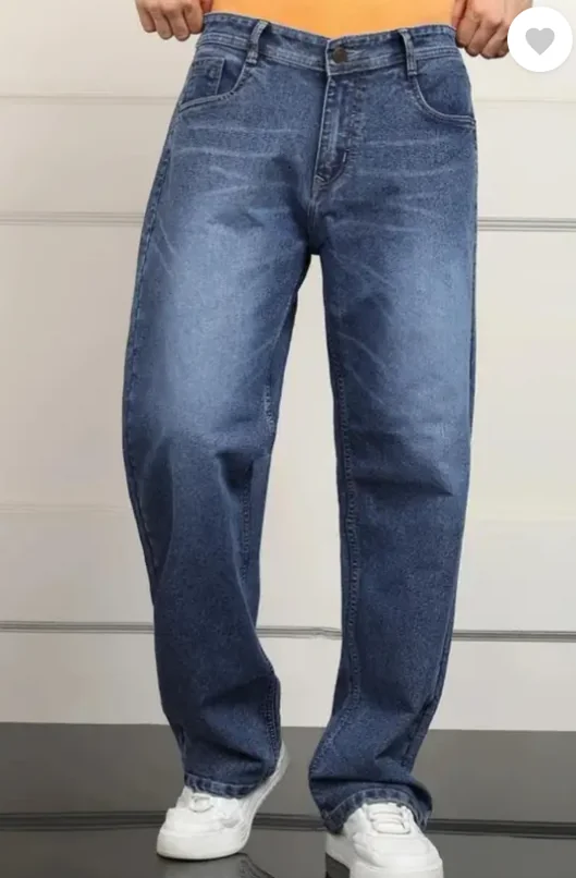 CL Collection Men Loose Fit Mid Rise Blue Jeans - Best Price ₹458 at Flipkart