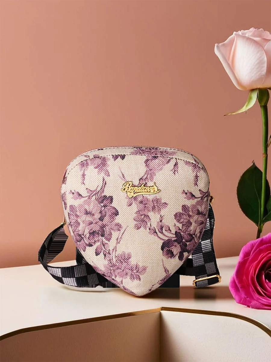Printed Structured Sling Bag with Fringed - Best Price ₹599 at Myntra