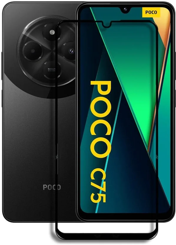 EITANSHA CREATION Edge To Edge Tempered Glass for POCO ...