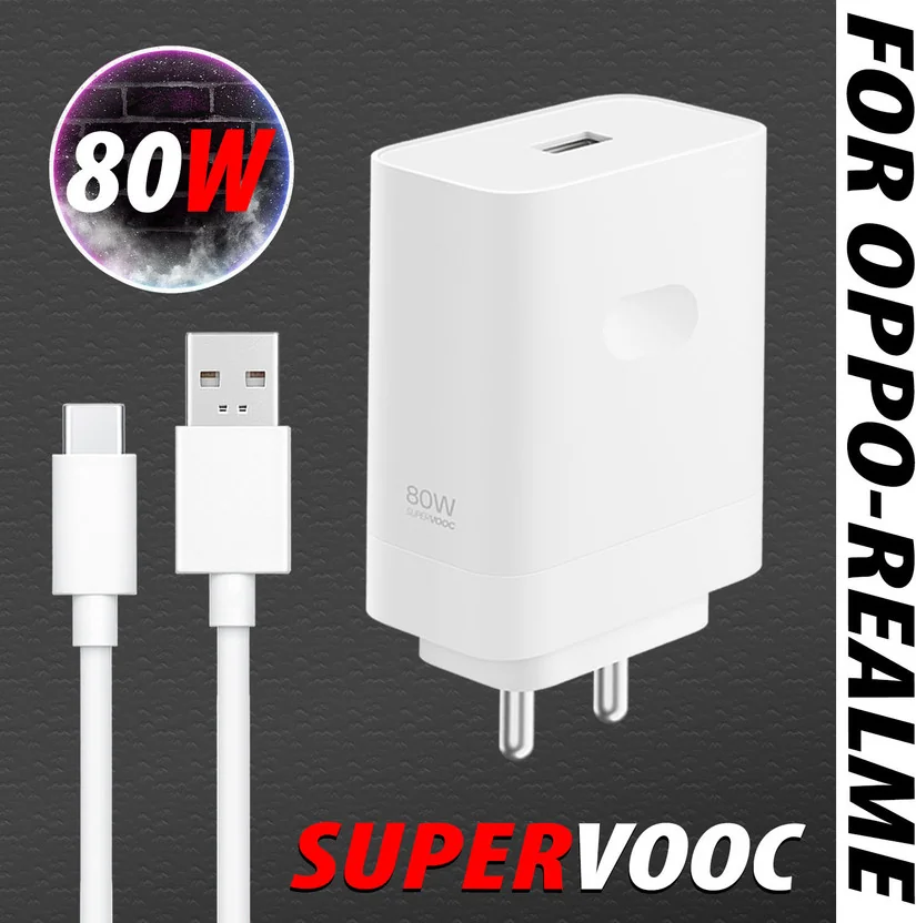 SUFO 80 W SuperVOOC 7.3 A Wall Charger for Mobile with ...