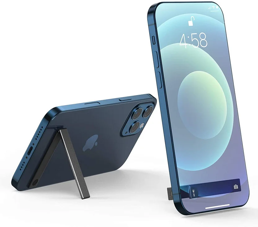 MAK Foldable Pocket Magnetic Aluminum Mobile Kickstand,...