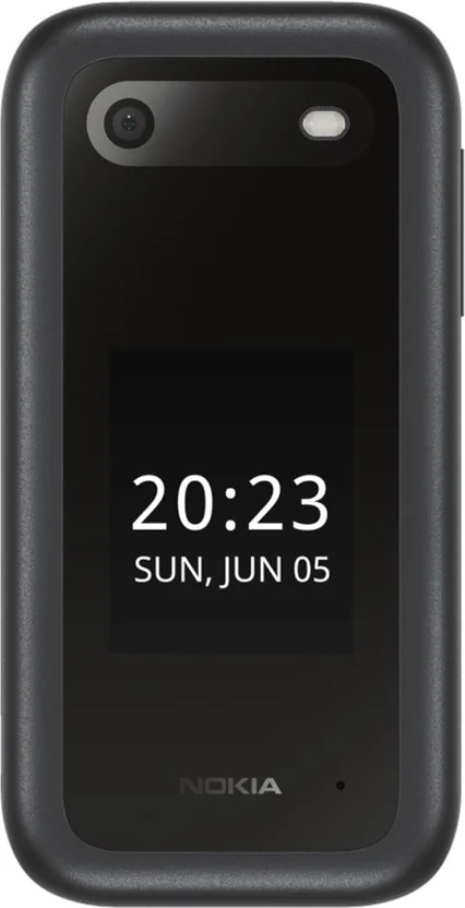 Nokia 2660 Flip 4G Dual SIM keypad Phone, Dual Screen, inbuilt MP3 Player