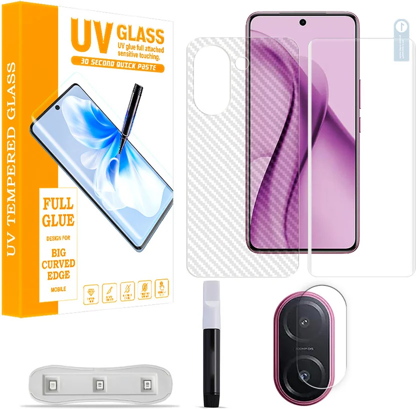 ARBAN Front and Back Tempered Glass for vivo V60e 5G Te...