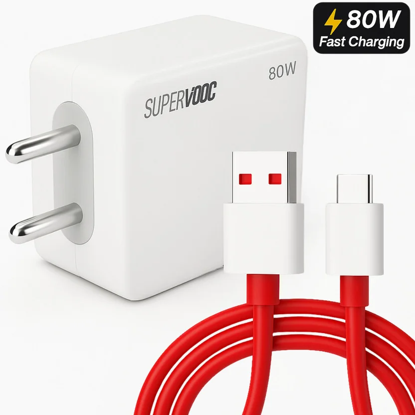 TechBlaze 80 W SuperVOOC 7.3 A Wall Charger for Mobile ...