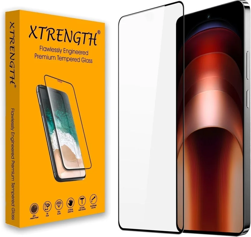 XTRENGTH Tempered Glass Guard for iQOO Neo 10R 5G, with...