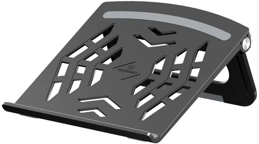 Portronics My Buddy Hexa 5 Portable Laptop Stand with V...