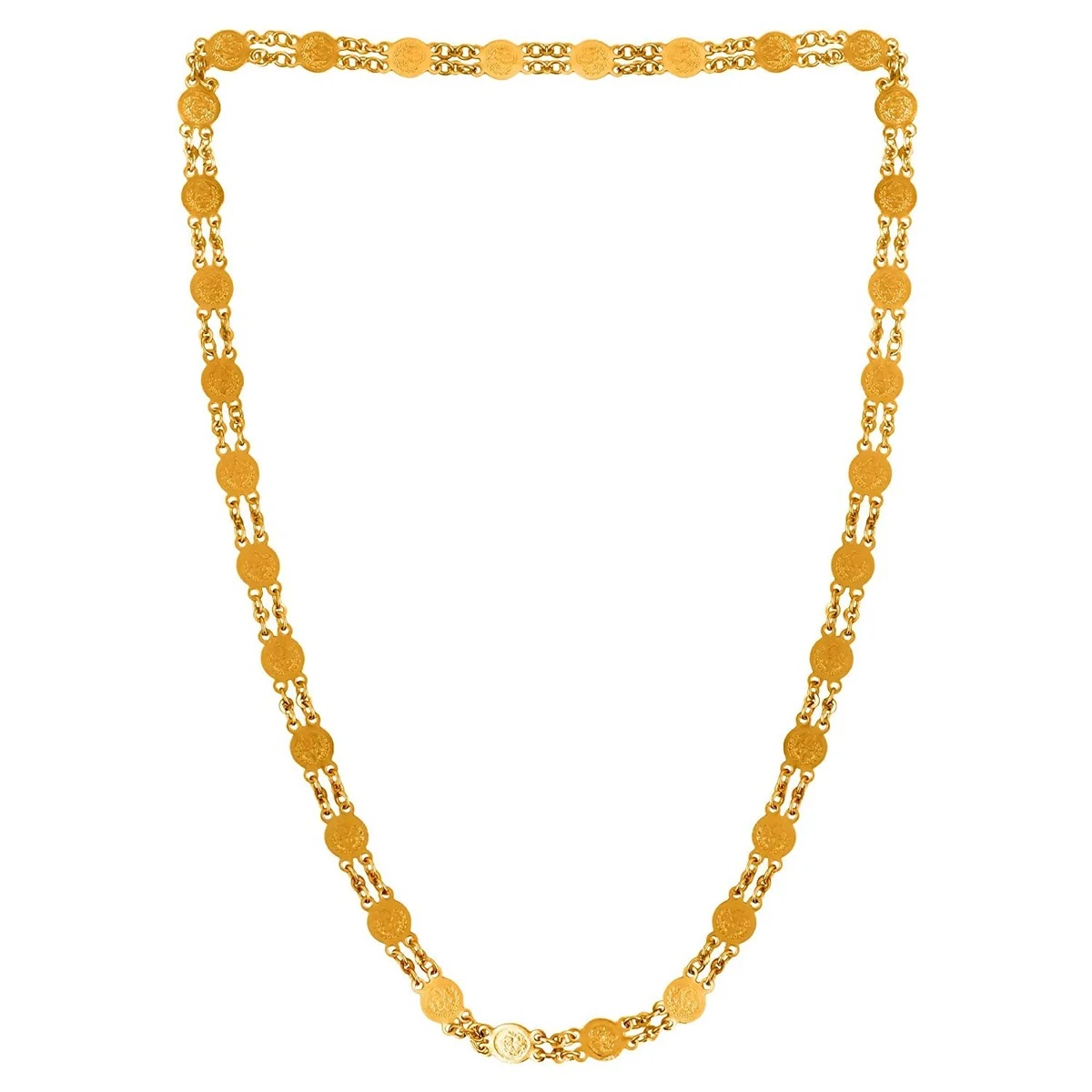 Vama Fashions Kasulaperu Necklace Lakshmi Temple Jewellery Set for Women, Gold - Best Price ₹159 at Amazon
