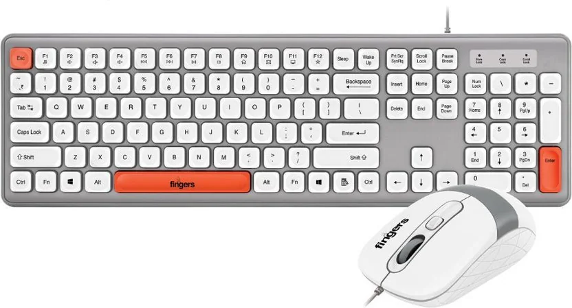 FINGERS Velvet Combo – Rangeela Series Wired USB Standa...