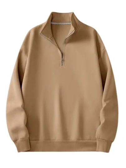 Half Zipper Men's Sweatshirt || Hoodie for Men || Unisex Sweatshirt