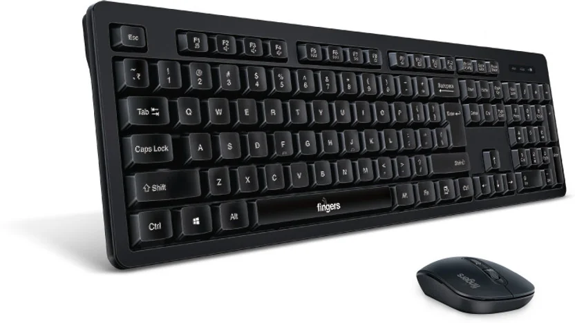 FINGERS Stellar Combo With Mouse Wireless Standard Desk...