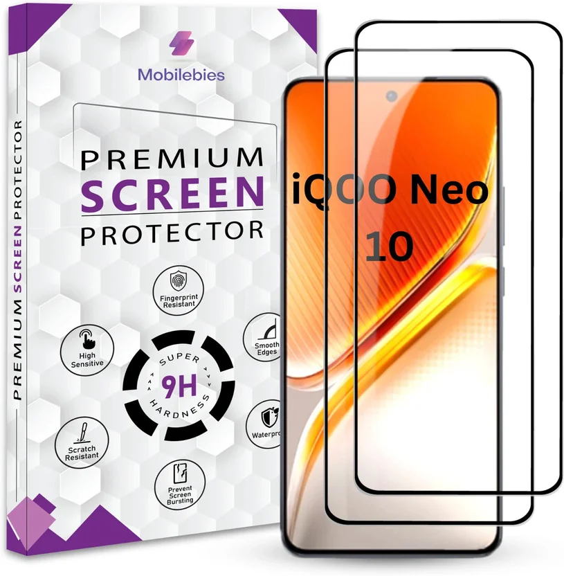 Mobilebies Tempered Glass Guard for iQOO Neo 10 5G Prem...