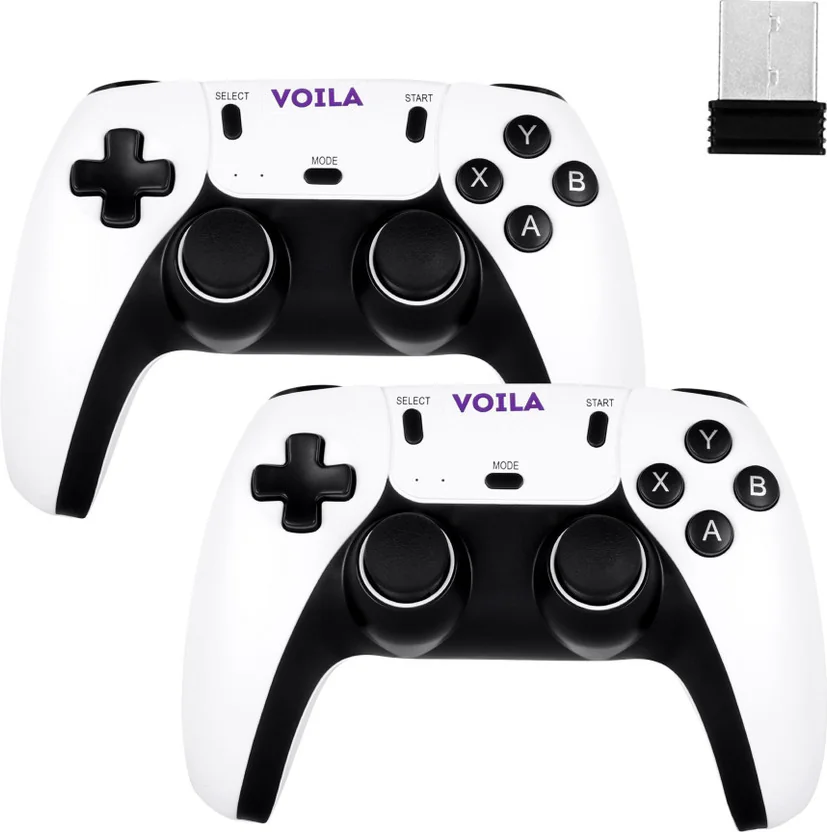 Voila 2.4G Wireless Game Controllers USB Gamepad