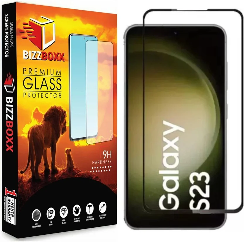 BizzBoxx Tempered Glass Guard for SAMSUNG Galaxy S23 5G...