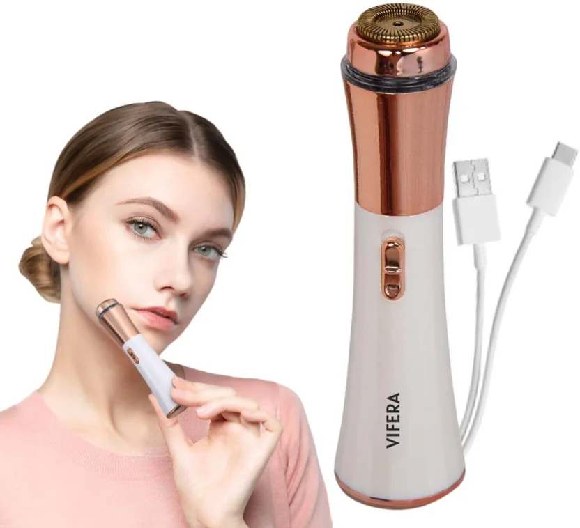 VIFERA Facial Hair Remover Machine for Women – USB Rech...