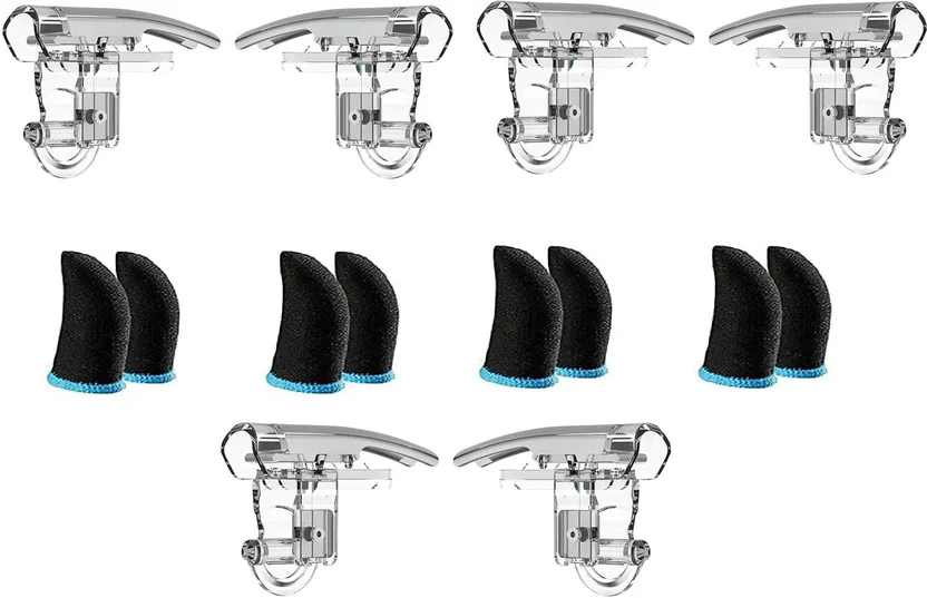 FKU [3PAIR]5.56 Mobile Game Controller Trigger Aim Butt...