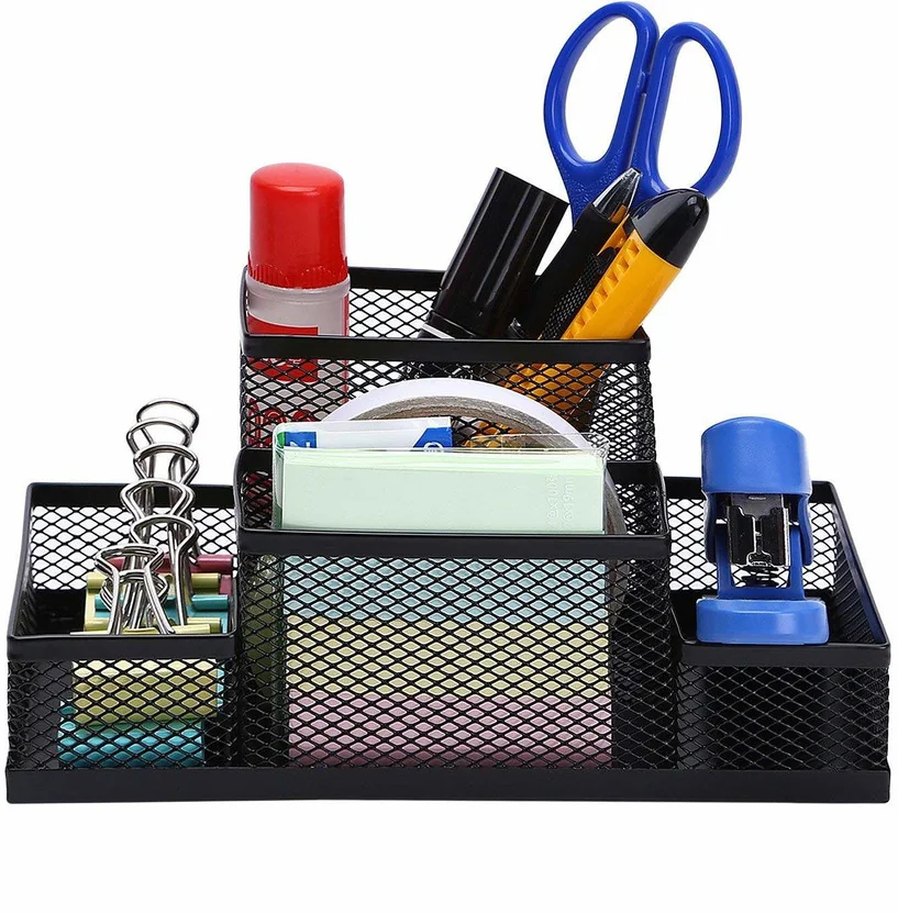 DWIZ Enterprise 4 Compartments metal mesh Pen and Penci...
