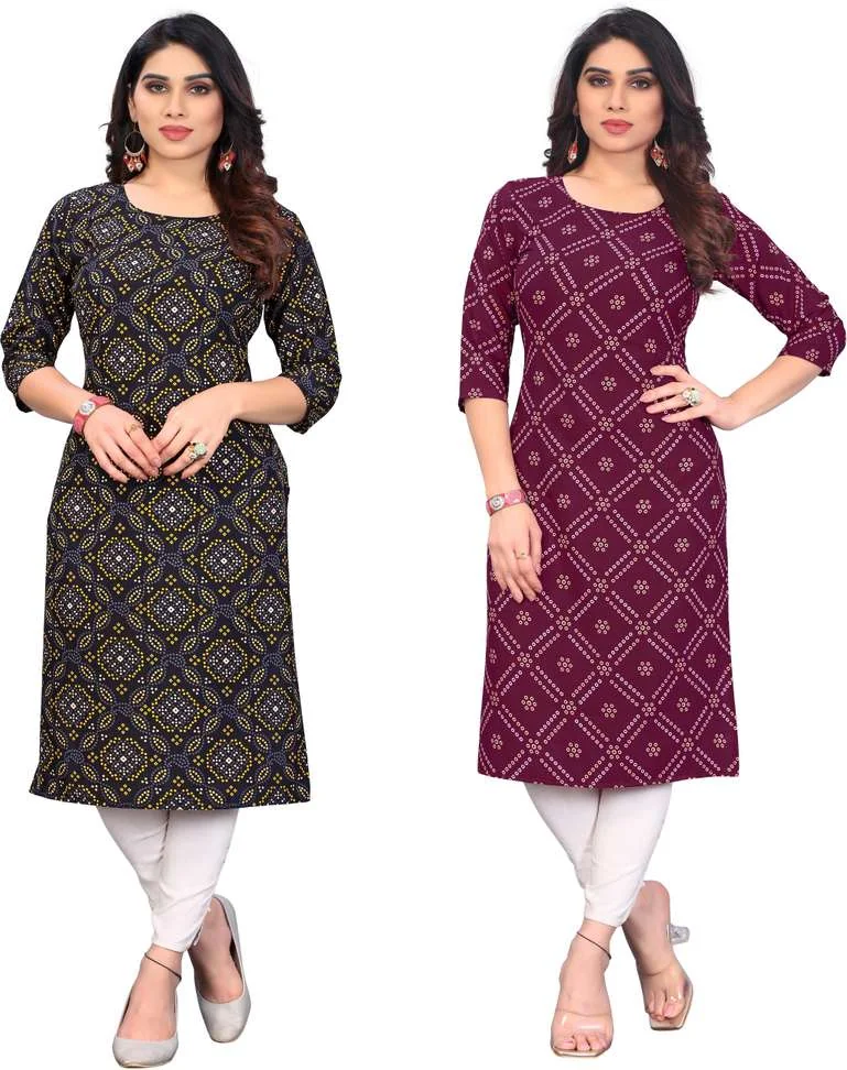 Women Printed Kurta - Best Price ₹128 at Shopsy