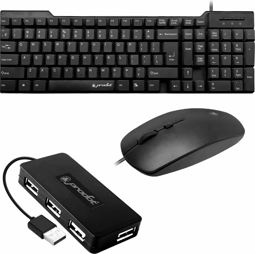 PRODOT Set of 3 High-Performance Floated Key Keyboard A...