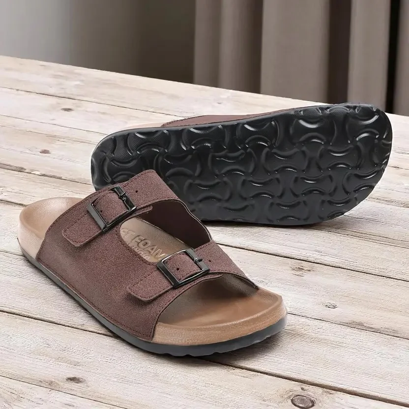 Begone Men Sandal  (Brown , 8) - Best Price ₹349 at Flipkart