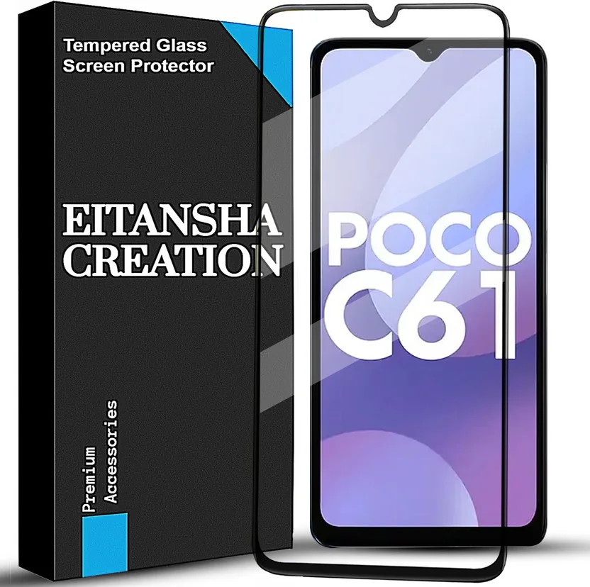 EITANSHA CREATION Edge To Edge Tempered Glass for POCO ...