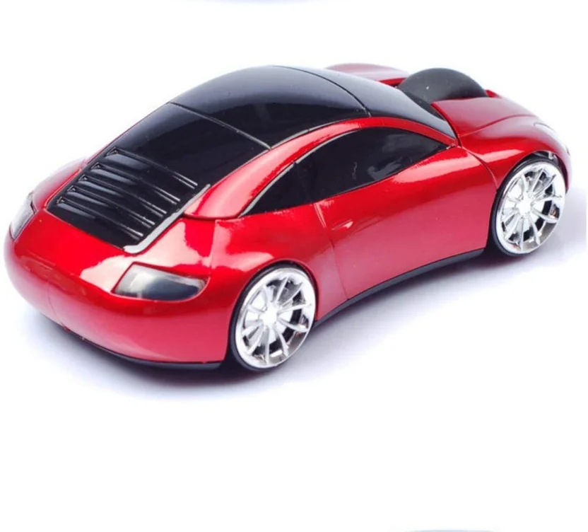 microware Mini 2.4Ghz Wireless Optical Mouse Mice Car S...