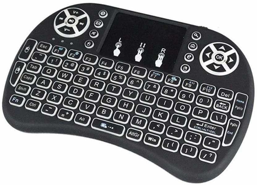 Wifton Wireless keyboard i8 backlit remote control tv b...