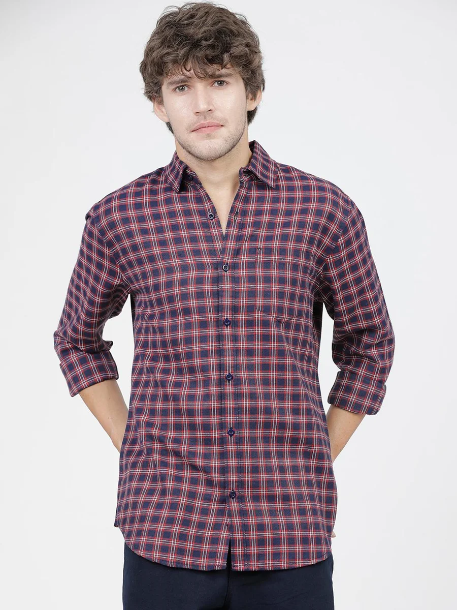 Men Slim Fit Buffalo Checks Casual Shirt - Best Price ₹899 at Myntra