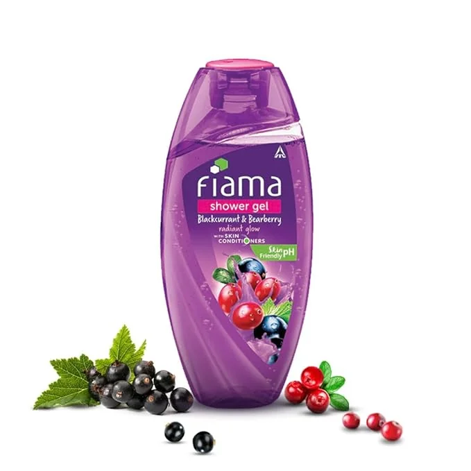 Fiama Body Wash Shower Gel Blackcurrant & Bearberry, 250ml, Body Wash for Women & Men with Skin Conditioners for Radiant Glow, Suitable for All Skin Types - Best Price ₹95 at Amazon