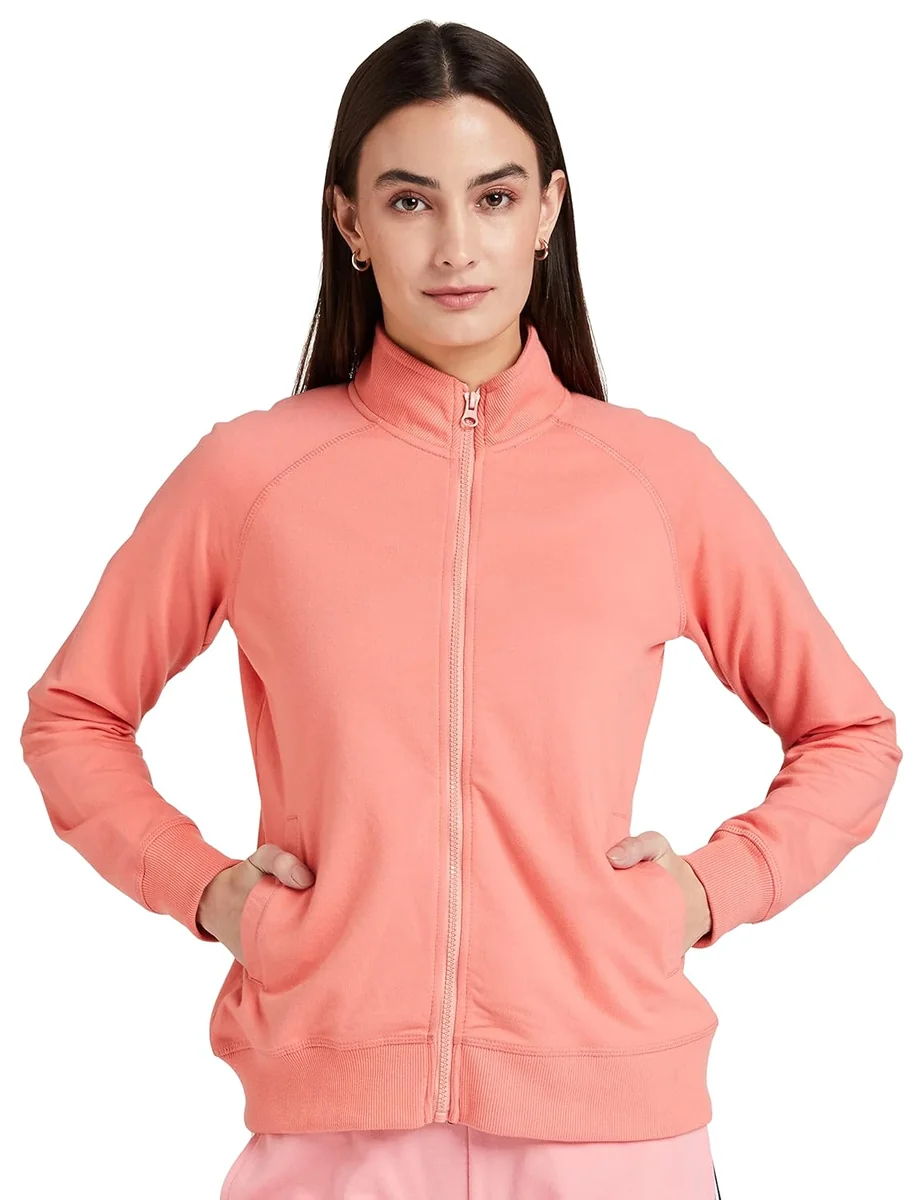 Amazon Brand - Symbol Women Cotton Blend Hooded Neck Sweatshirt - Best Price ₹399 at Amazon