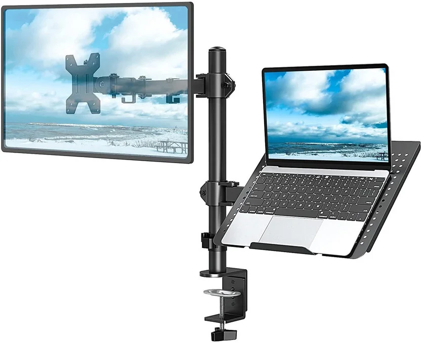 GITRU Height Adjustable Monitor Stand with Laptop stand...