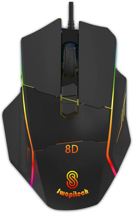 SWAPITECH Shooter 8D Programmable Buttons DPI 12800 Pol...