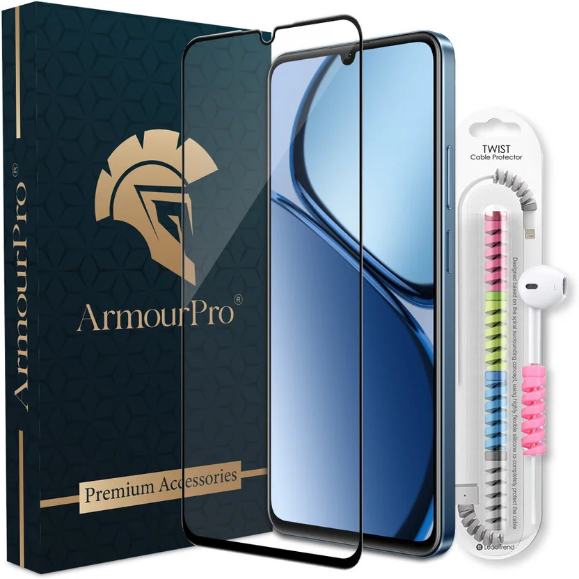 ArmourPro Edge To Edge Tempered Glass for POCO C75 5G, ...