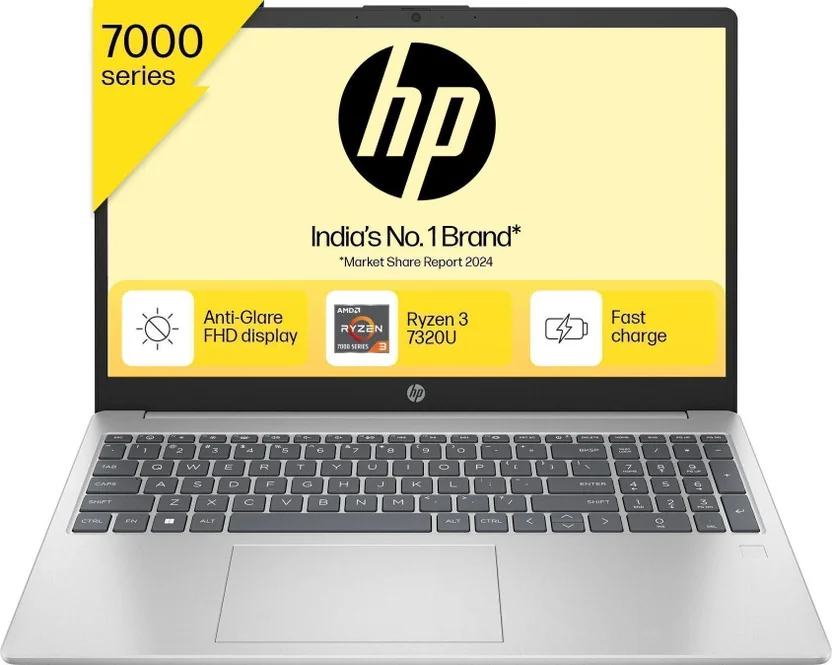 HP 15 (2024) AMD Ryzen 3 Quad Core 7320U - (8 GB/512 GB SSD/Windows 11 Home) 15-fc0500AU / 15-fc0154AU...