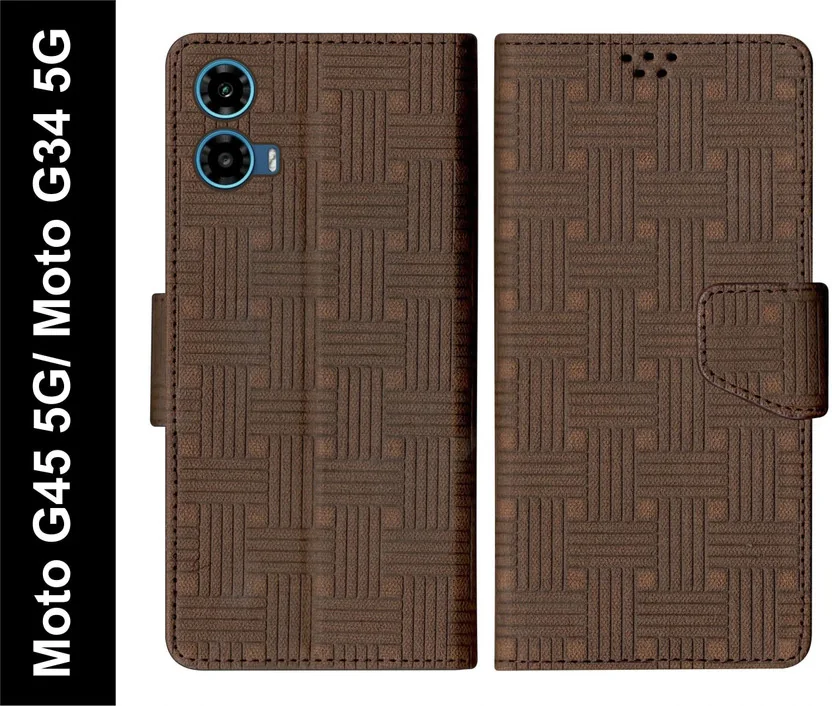 SBMS Flip Cover for Motorola Moto G34 5G / Motorola Mot...