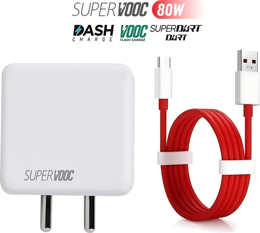 Pandaco 80 W SuperVOOC 7.3 A Wall Charger for Mobile wi...