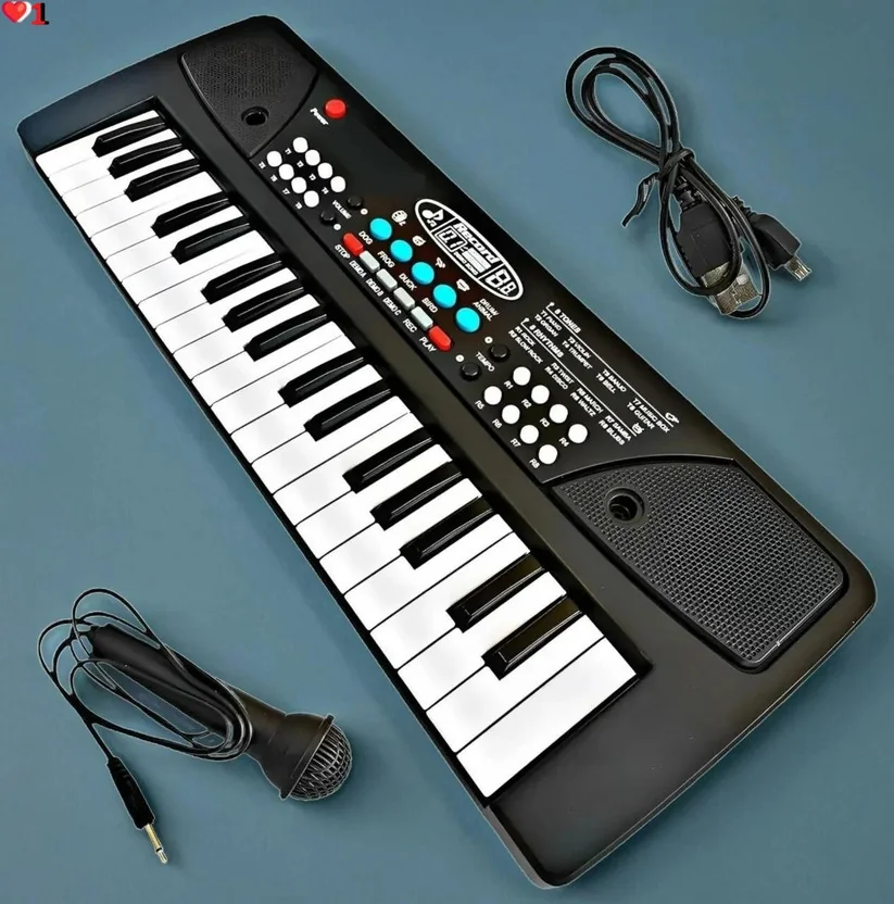 Nilesawar A128 Piano Keyboard with Recording ,Mic & Mob...