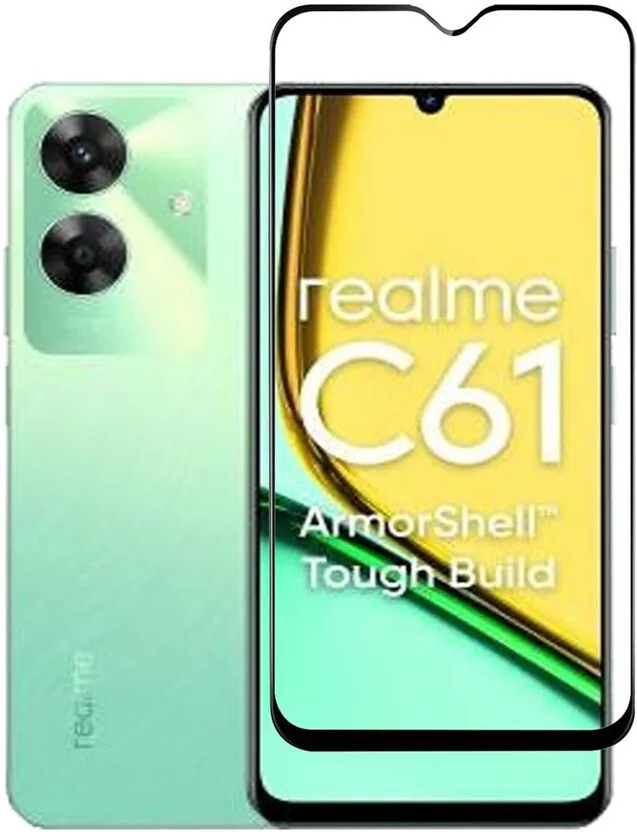 SRT Edge To Edge Tempered Glass for Realme C61