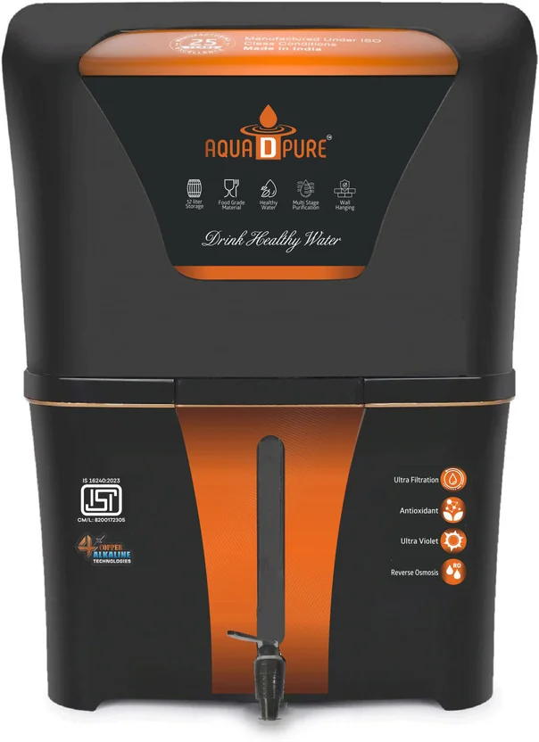 AquaDpure RO Water Purifier Alkaline with Pre Filter & ...
