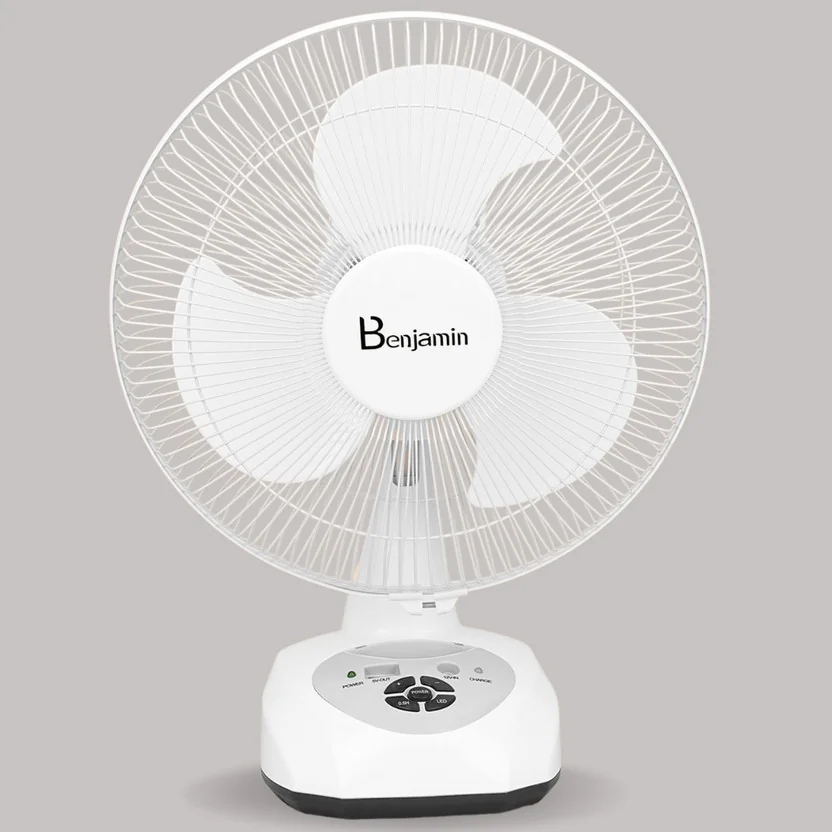 Benjamin BEN-5912 Rechargeable Fan Big 12Inch Blade 450...