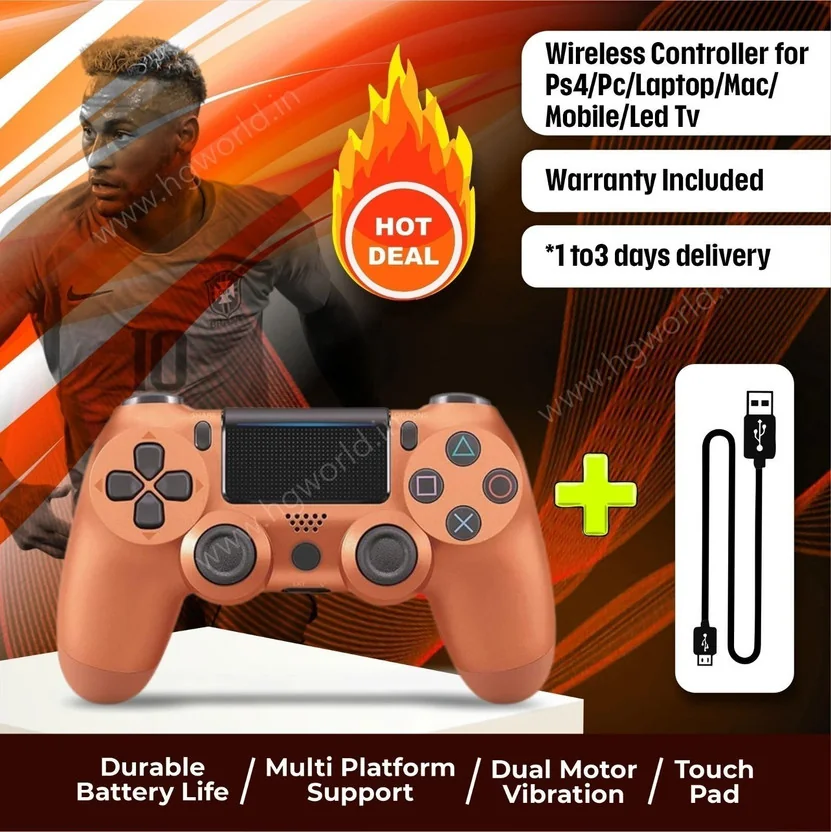 HG WORLD Ps4 Dualshock 4 Joystick Wireless Controller B...