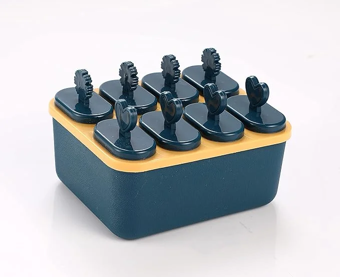 Zollyss Popsicle Molds Sets 8 Ice Pop Makers Reusable Ice Cream Mold-Durable Diy Popsicles Tray & Sticks Holders Fun For Kids & Adults Gift For Party Indoor & Outdoor (Plastic)-11.50X12.50X7.50 Cm - Best Price ₹199 at Amazon