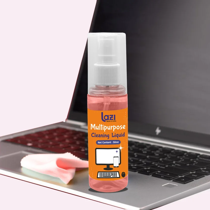 LAZI Laptop Screen Cleaner Cleaning Liquid Spray kit wi...