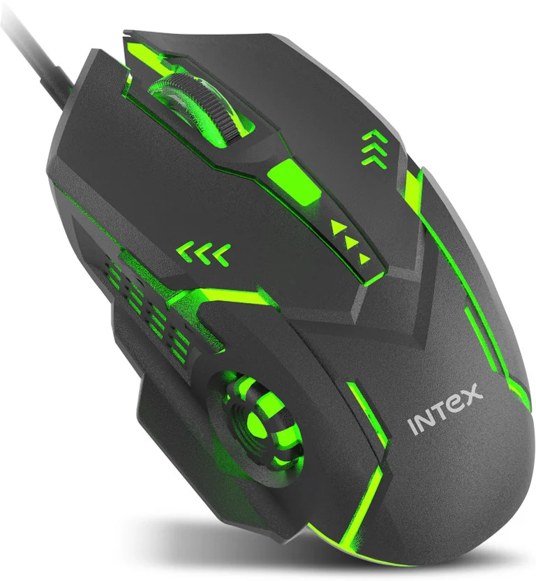 Intex Nova Gaming Wired Mouse | RGB Light & Max 3200 DP...