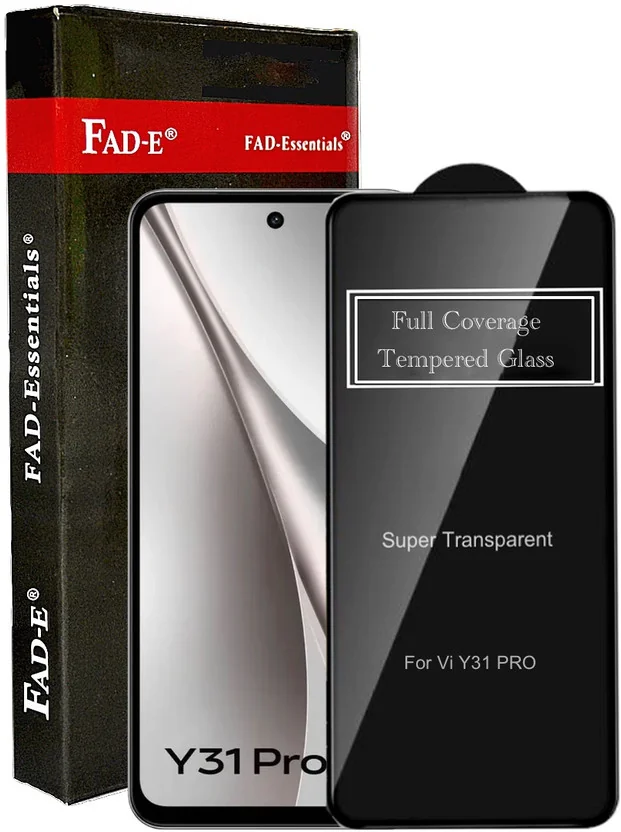 FAD-E Tempered Glass Guard for Vivo Y31 Pro 5G, Vivo Y3...