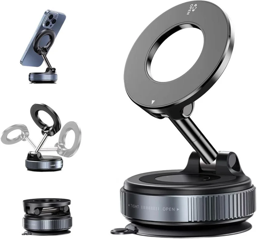 HSRPRO Magnetic 360° Rotation Car & Desk Mobile Holder ...