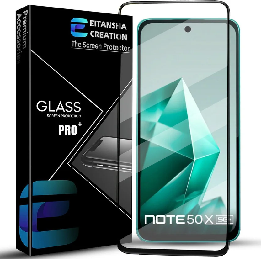 EITANSHA CREATION Edge To Edge Tempered Glass for Infin...