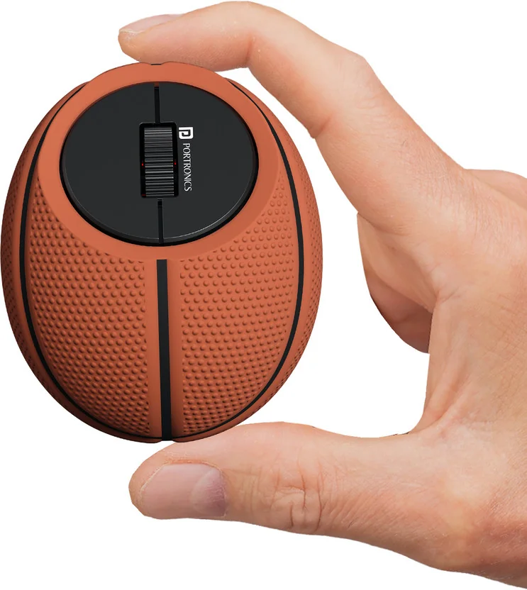Portronics ToadPlay Basketball Mini Wireless Mouse, Dua...