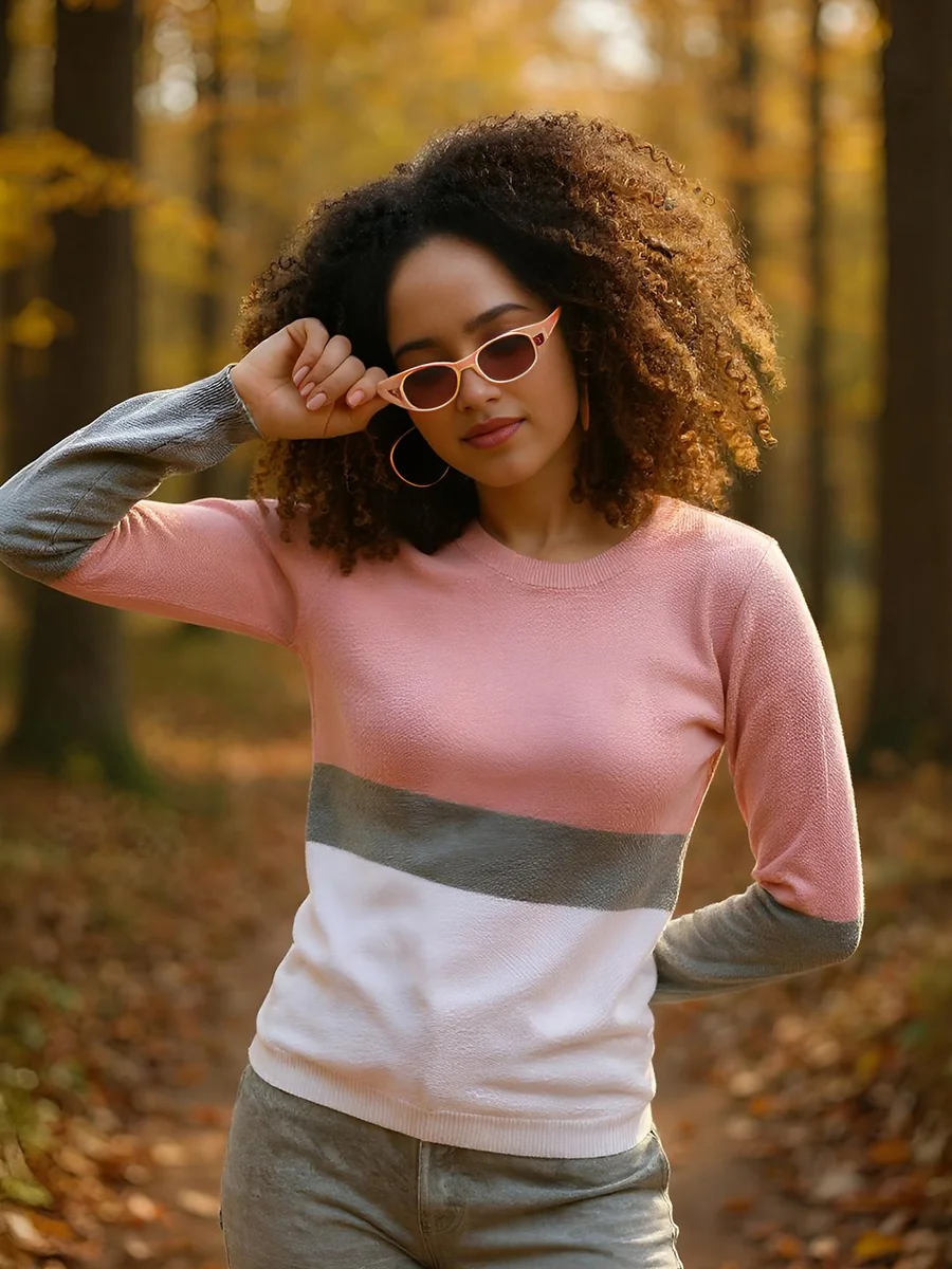Campus Sutra Colour blocked Pullover Sweaters - Best Price ₹599 at Myntra
