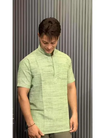 khadi short kurta for men short kurta for boys - Best Price ₹201 at Meesho
