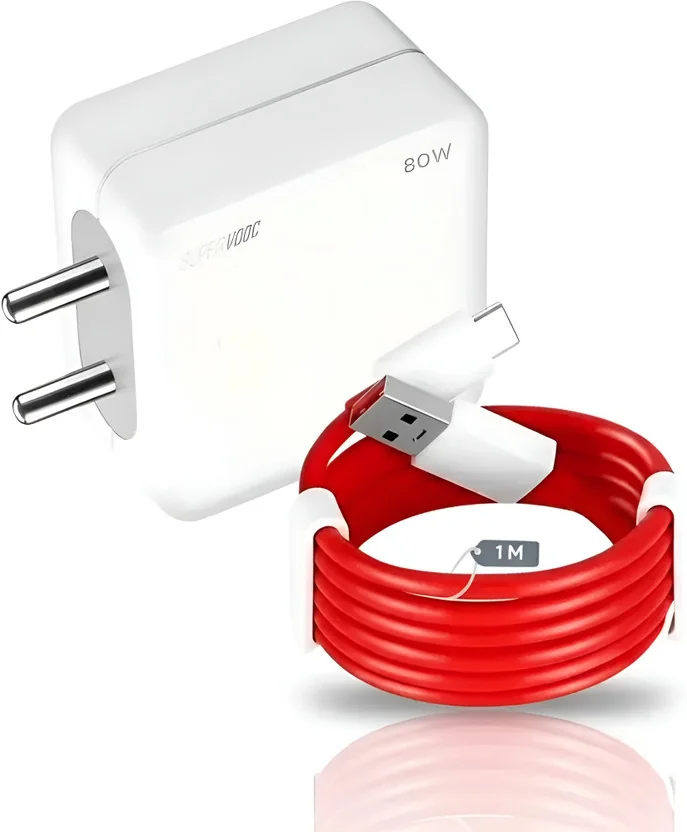 MAK 80 W SuperVOOC 6.5 A Wall Charger for Mobile with D...